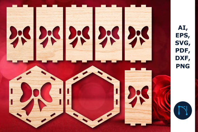 laser cut Valentine lantern SVG Bundle SVG MD JOYNAL ABDIN 