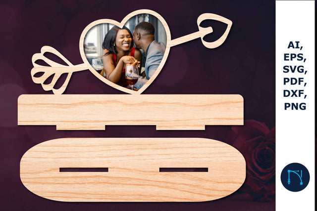Laser cut Valentine Photo Frame SVG SVG MD JOYNAL ABDIN 