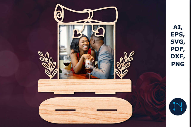 Laser cut Valentine Photo Frame SVG SVG MD JOYNAL ABDIN 