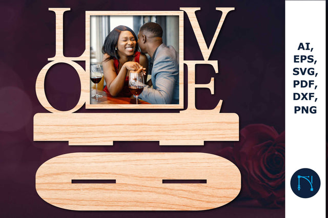 Laser cut Valentine Photo Frame SVG SVG MD JOYNAL ABDIN 