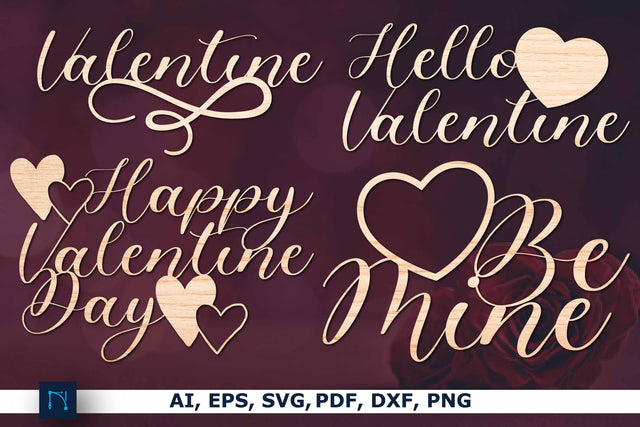 Laser cut Valentine sign SVG Bundle SVG MD JOYNAL ABDIN 