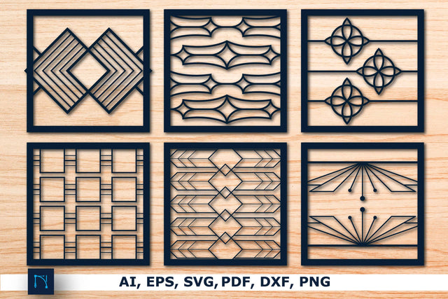 Laser-cut Vintage Wall Decor SVG bundle SVG MD JOYNAL ABDIN 