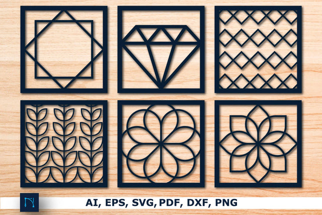Laser-cut Vintage Wall Decor SVG bundle SVG MD JOYNAL ABDIN 