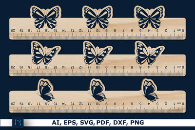 Laser Cut Wooden RULER cm Svg Bundle SVG MD JOYNAL ABDIN 