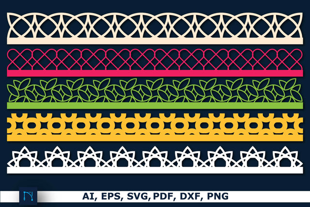 laser lace border die cuts bundle SVG SVG MD JOYNAL ABDIN 