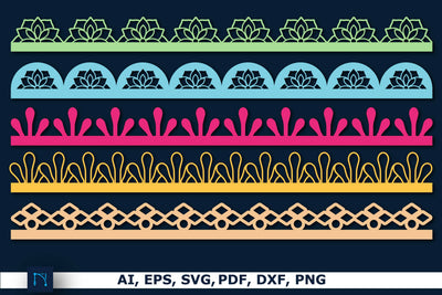 laser lace border die cuts bundle SVG SVG MD JOYNAL ABDIN 