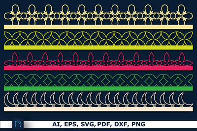 laser lace border die cuts bundle SVG SVG MD JOYNAL ABDIN 