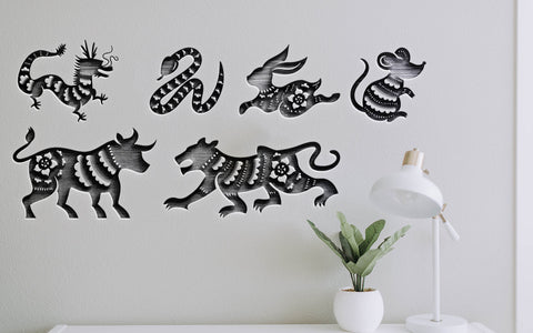 Laser/Paper Cut Animal Flower Decor Svg Bundle SVG naemmiah021 