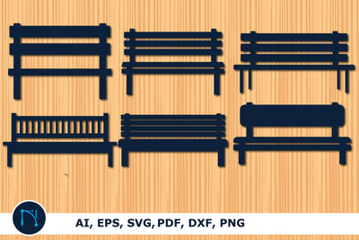 laser/Paper Cut Bench SVG Bundle SVG MD JOYNAL ABDIN 
