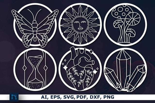 laser/paper cut Boho Decor SVG bundle SVG MD JOYNAL ABDIN 