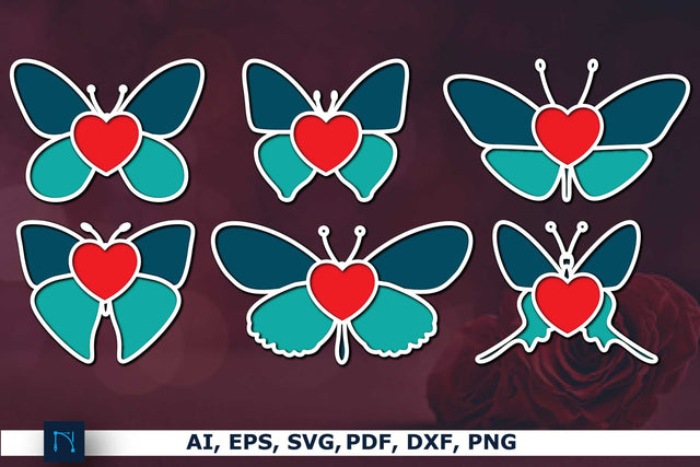 Laser/paper cut butterfly SVG Bundle SVG MD JOYNAL ABDIN 