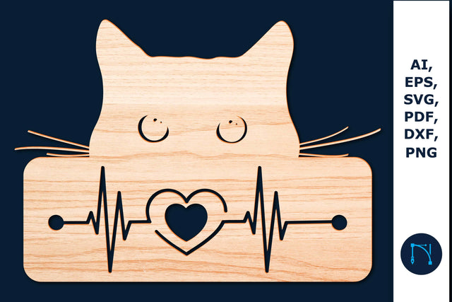 Laser/Paper cut cat face Decor SVG SVG MD JOYNAL ABDIN 