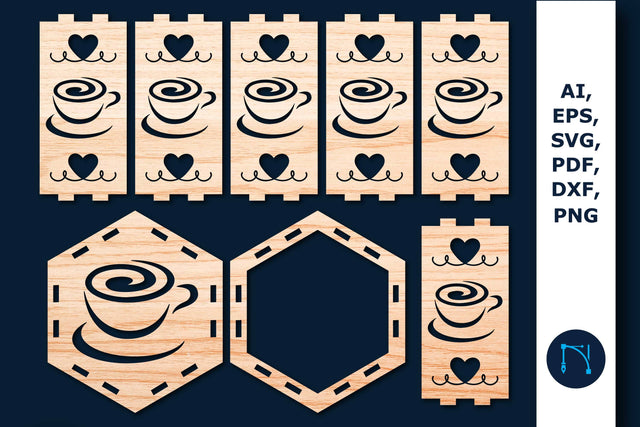 Laser/Paper cut Coffee Decor SVG SVG MD JOYNAL ABDIN 