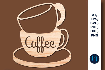 Laser/Paper cut Coffee Decor SVG SVG MD JOYNAL ABDIN 