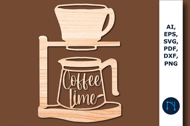 Laser/Paper cut Coffee Decor SVG SVG MD JOYNAL ABDIN 