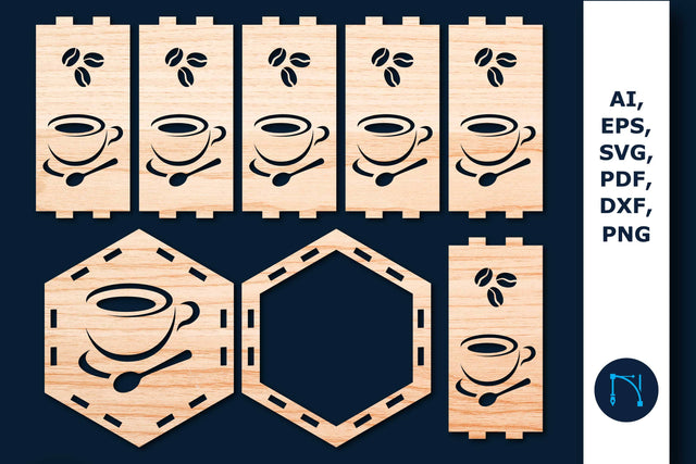 Laser/Paper cut Coffee lantern SVG SVG MD JOYNAL ABDIN 