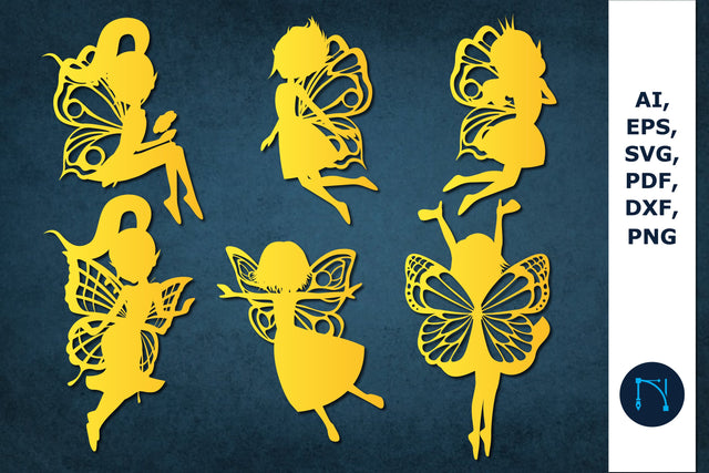 laser/paper cut cute fairy SVG bundle SVG MD JOYNAL ABDIN 