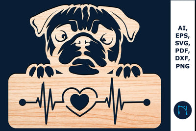 Laser/Paper cut Dog face Decor SVG SVG MD JOYNAL ABDIN 