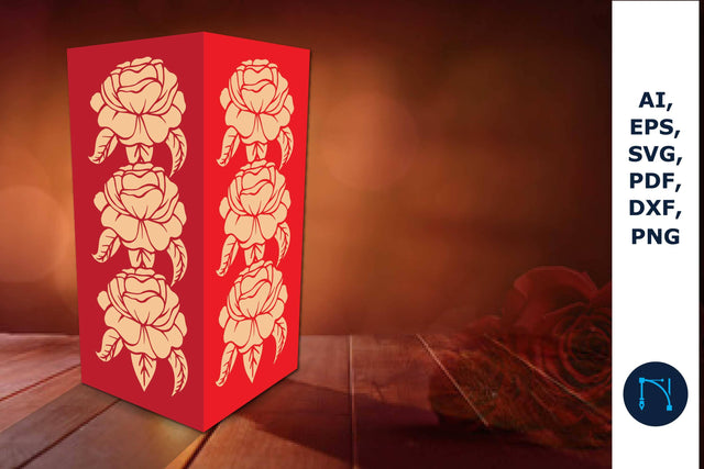 laser/Paper cut flower lantern SVG SVG MD JOYNAL ABDIN 