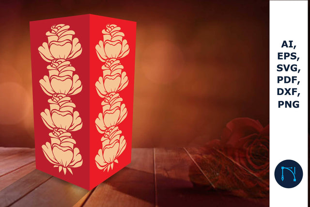 laser/Paper cut flower lantern SVG SVG MD JOYNAL ABDIN 
