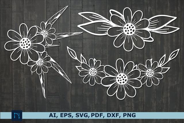laser/paper cut flowers SVG bundle SVG MD JOYNAL ABDIN 