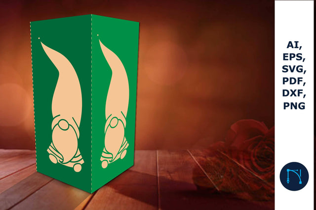 laser/Paper cut Gnome lantern SVG SVG MD JOYNAL ABDIN 