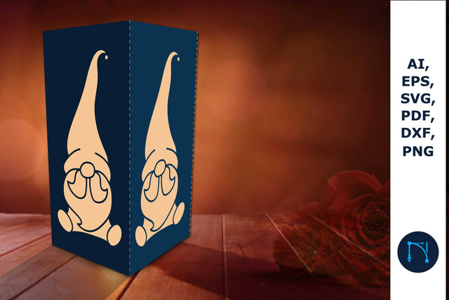 laser/Paper cut Gnome lantern SVG SVG MD JOYNAL ABDIN 