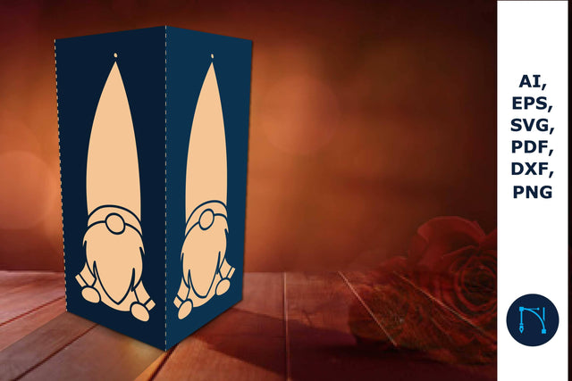 laser/Paper cut Gnome lantern SVG SVG MD JOYNAL ABDIN 