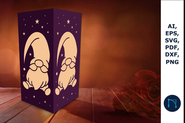 laser/Paper cut Gnome lantern SVG SVG MD JOYNAL ABDIN 