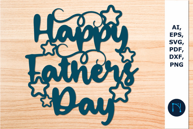laser/paper cut Happy Father's Day SVG SVG MD JOYNAL ABDIN 