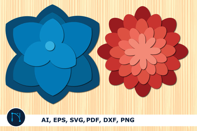 laser/paper cut layer flower 3d SVG SVG MD JOYNAL ABDIN 