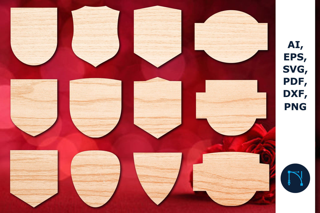 Laser/Paper Cut Sign Shape SVG Bundle - So Fontsy