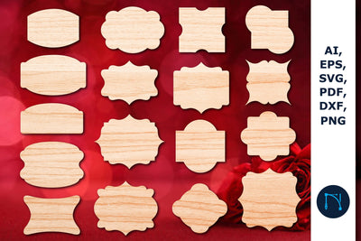 Laser/Paper Cut Sign Shape SVG Bundle SVG MD JOYNAL ABDIN 