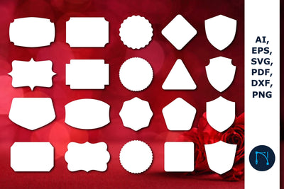Laser/Paper Cut Sign Shape SVG Bundle SVG MD JOYNAL ABDIN 