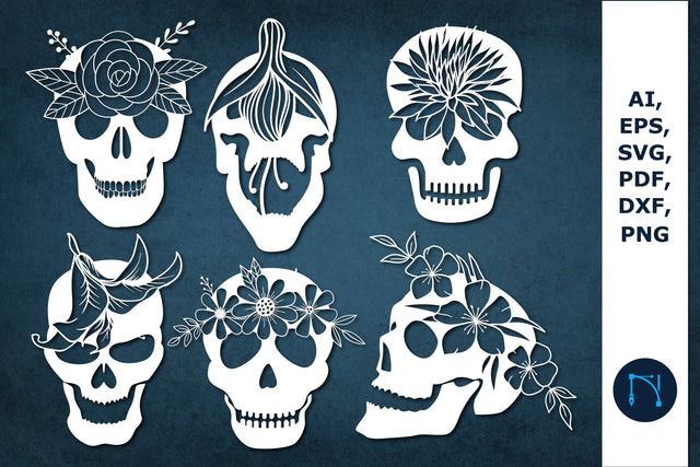 laser/paper cut Skull decor SVG bundle SVG SVG MD JOYNAL ABDIN 