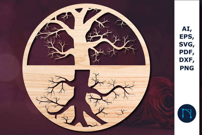 laser/Paper cut Tree of Life SVG SVG MD JOYNAL ABDIN 