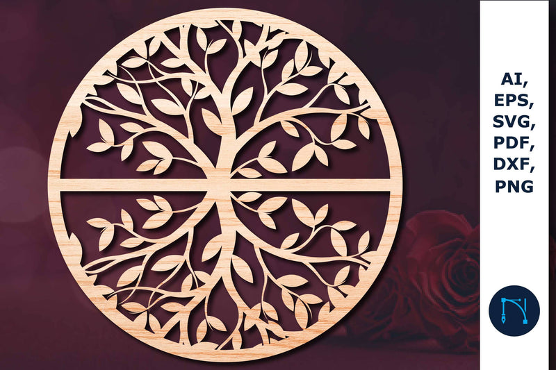 laser/Paper cut Tree of Life SVG SVG MD JOYNAL ABDIN 