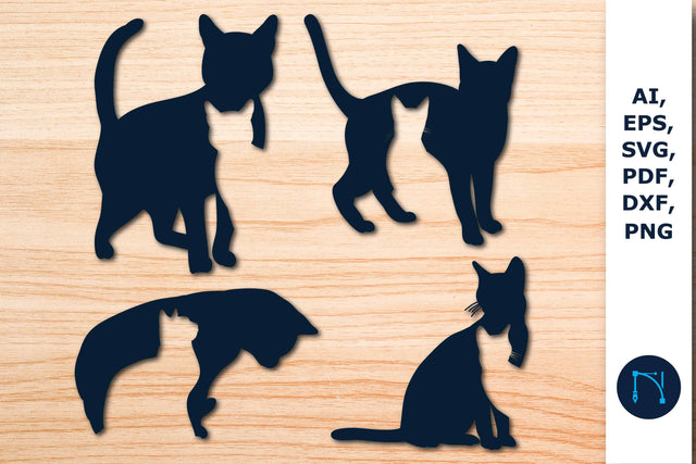 laser/Papercut Cat element SVG Bundle SVG MD JOYNAL ABDIN 