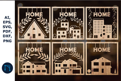 laser/Papercut Home bundle SVG for decor SVG MD JOYNAL ABDIN 