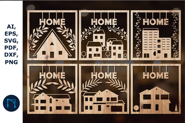 laser/Papercut Home bundle SVG for decor SVG MD JOYNAL ABDIN 