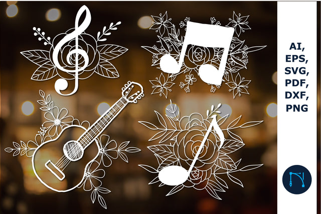 laser/Papercut music bundle SVG for decor SVG MD JOYNAL ABDIN 