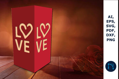 laser/Papr cut Valentine lantern SVG SVG MD JOYNAL ABDIN 
