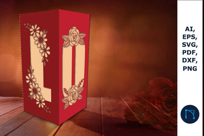 laser/Papr cut Valentine lantern SVG SVG MD JOYNAL ABDIN 