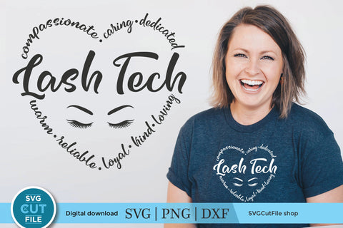 Lash Tech svg, a lash artist or lash technician svg file SVG SVG Cut File 