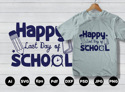 Last Day of School Design SVG Leamsign Studio 