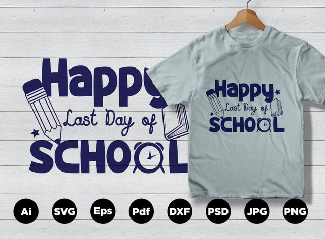 Last Day of School Design SVG Leamsign Studio 