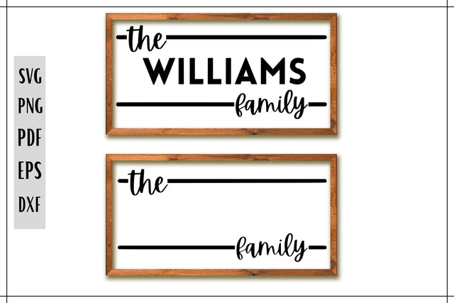 Last name Monogram SVG file SVG MockupSvgVenue 