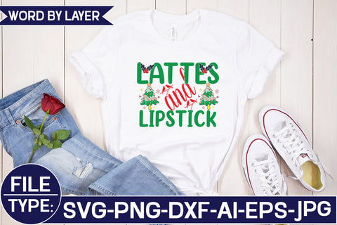 Lattes and Lipstick SVG Cut File SVG Studio Innate 