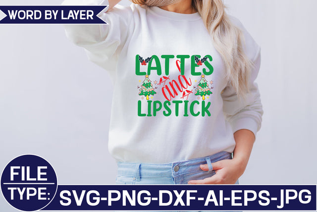 Lattes and Lipstick SVG Cut File SVG Studio Innate 