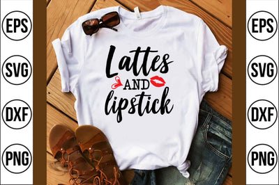 lattes and lipstick svg SVG shah alam 